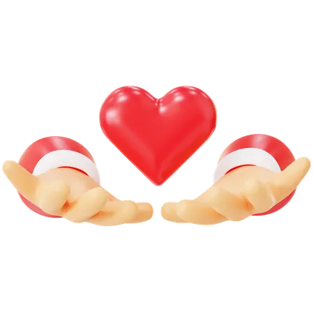 Donner de l'amour  3D Icon