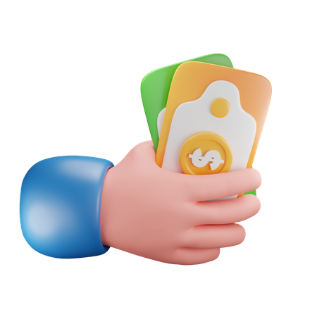 Donner de l'argent  3D Icon