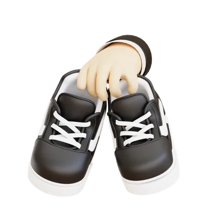 Donner des chaussures  3D Icon