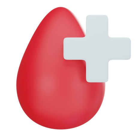 Donner du sang  3D Icon