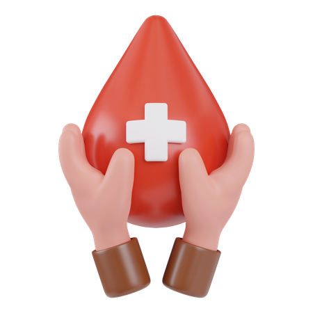 Donner du sang  3D Icon