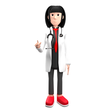 Donner des conseils médicaux  3D Illustration