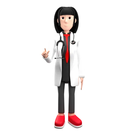 Donner des conseils médicaux  3D Illustration