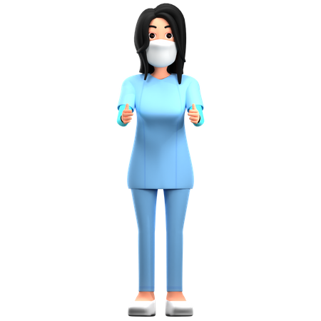 Donner des conseils médicaux  3D Illustration