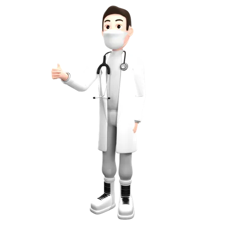 Donner des conseils médicaux  3D Illustration