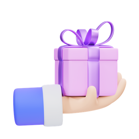 Faire un geste de cadeau  3D Icon