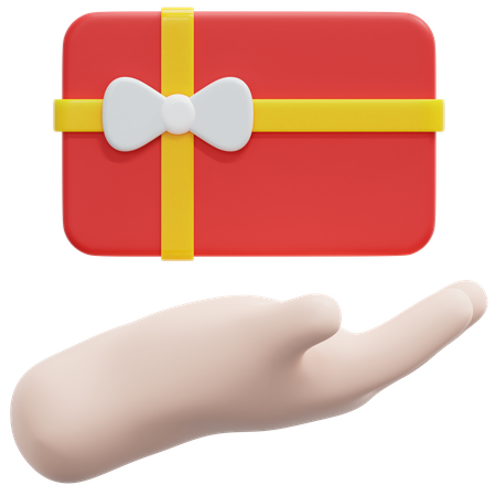 Offrir une carte cadeau  3D Icon