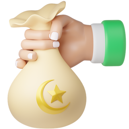 Donner la zakat  3D Icon