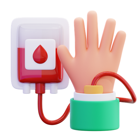 Donneur de sang  3D Icon