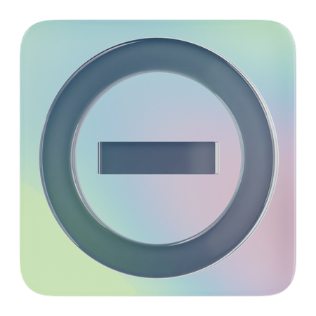 邪魔しないでください  3D Icon