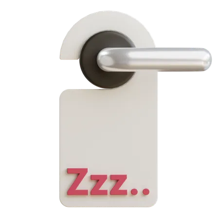 Dont Disturb Sign  3D Icon