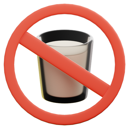 Don't drink  3D Icon