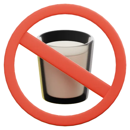 Don't drink  3D Icon