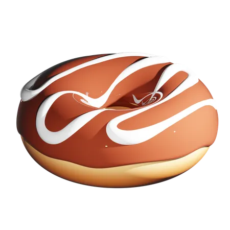 Donut For Coffee Shop 3 D Icon 3D Icon