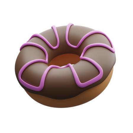 Krapfen  3D Icon