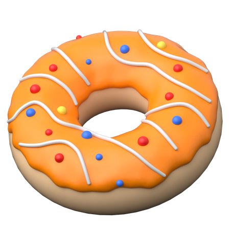 Rosquilla  3D Icon