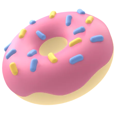 Krapfen  3D Illustration