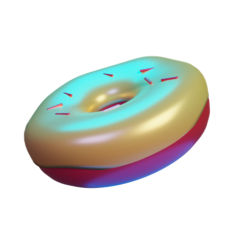 Donut  3D Illustration