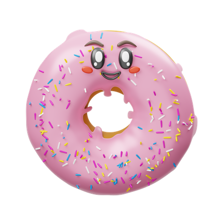 Donut  3D Illustration