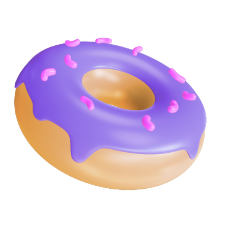 Donut  3D Illustration