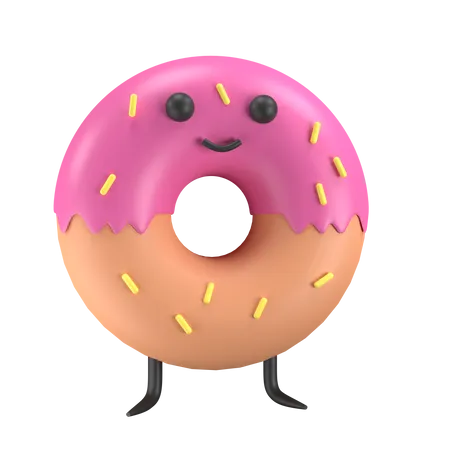 Rosquinha  3D Illustration