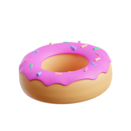 Sweet Donut 3 D Icon 3D Icon