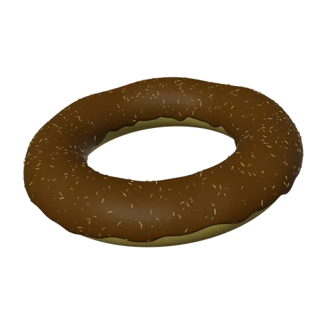 3 D Donut Illustration 3D Icon