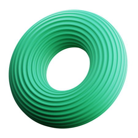 Donut Abstract  3D Icon