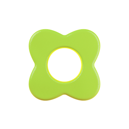 Donut Abstract Shape  3D Icon