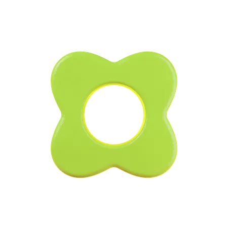 Donut Abstract Shape  3D Icon