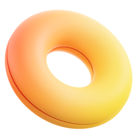 Donut-Zusammenfassung  3D Icon