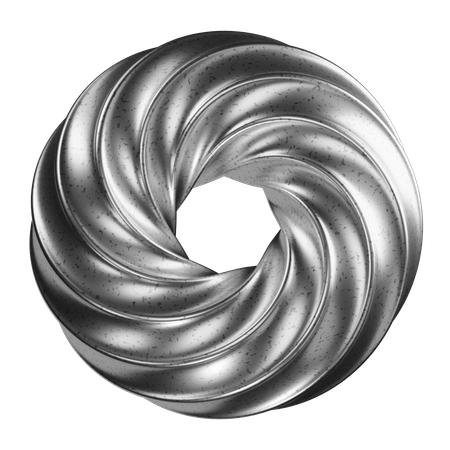 Donut abstrakte Form  3D Icon