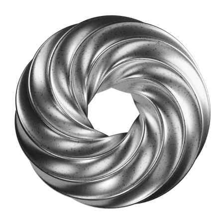 Donut abstrakte Form  3D Icon