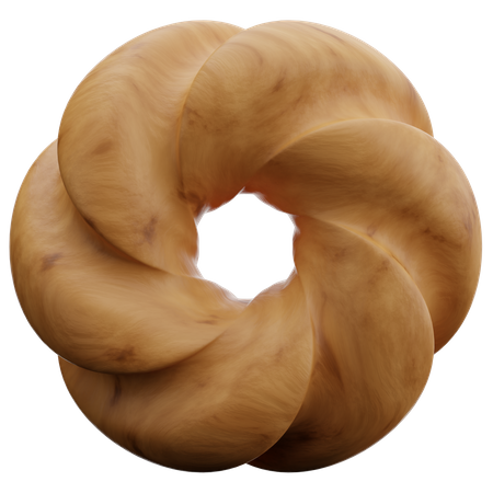 Donut abstrakte Form  3D Icon