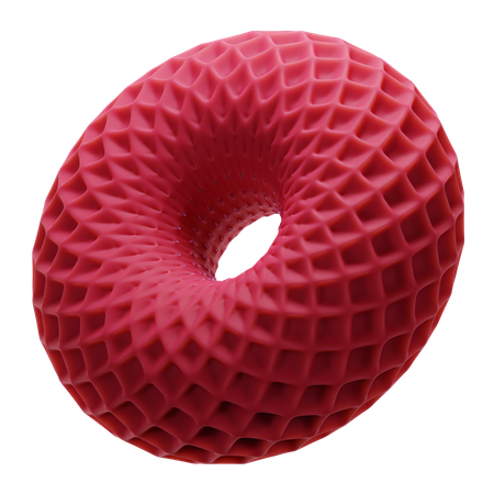 Donut abstrakte Form  3D Icon