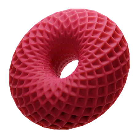 Donut abstrakte Form  3D Icon