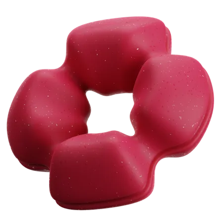 Donut abstrakte Form  3D Icon