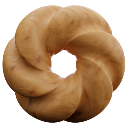 Donut abstrakte Form  3D Icon