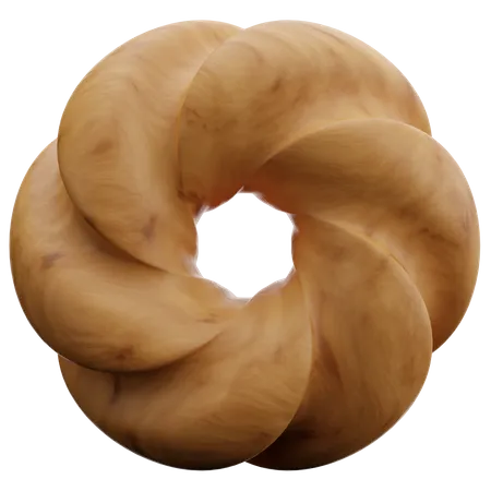 Donut abstrakte Form  3D Icon