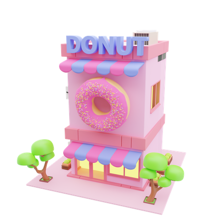 Donut-Bäckerei  3D Icon