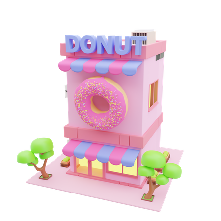 Donut Bakery 3D Icon