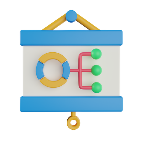 Donut Chart  3D Icon