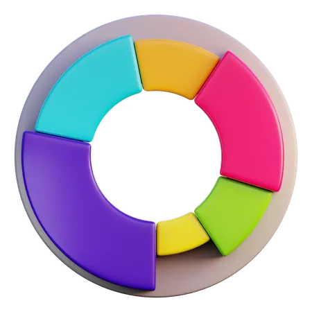 Donut Chart  3D Icon