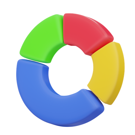 Donut Chart  3D Icon