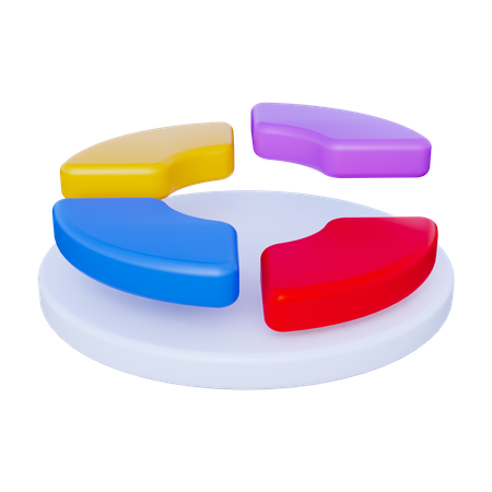 Donut Chart  3D Icon