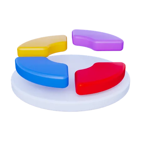 Donut Chart  3D Icon