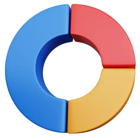 Donut Chart  3D Icon