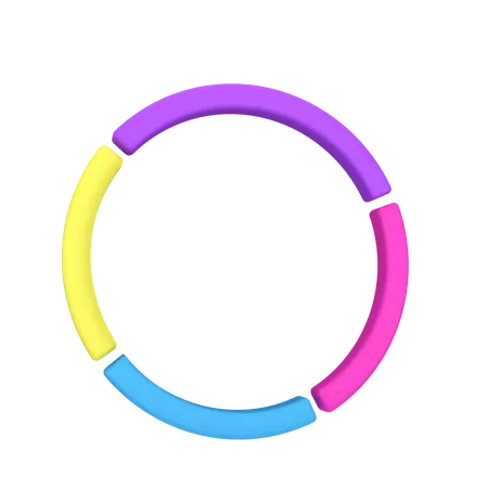 Donut Chart  3D Icon