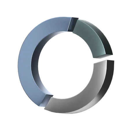 Donut Chart  3D Icon