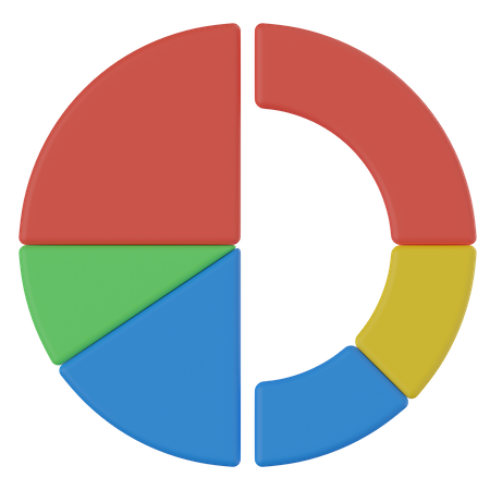 Donut Chart  3D Icon